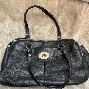 Coach Leather Black Purse